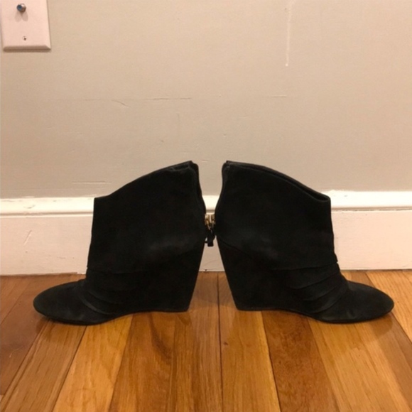 BCBG | size 9 suede wedge booties - Picture 3 of 7